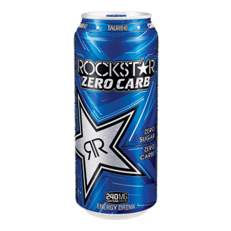 Rockstar ZeroCarb Energy Drink 16 fl oz Cans 12 Pack Drinks2Order