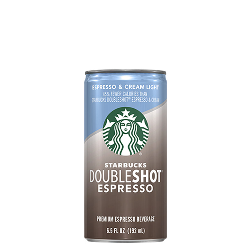Starbucks Double Shot Espresso & Cream Light 6.5 fl oz Cans 12 Pack